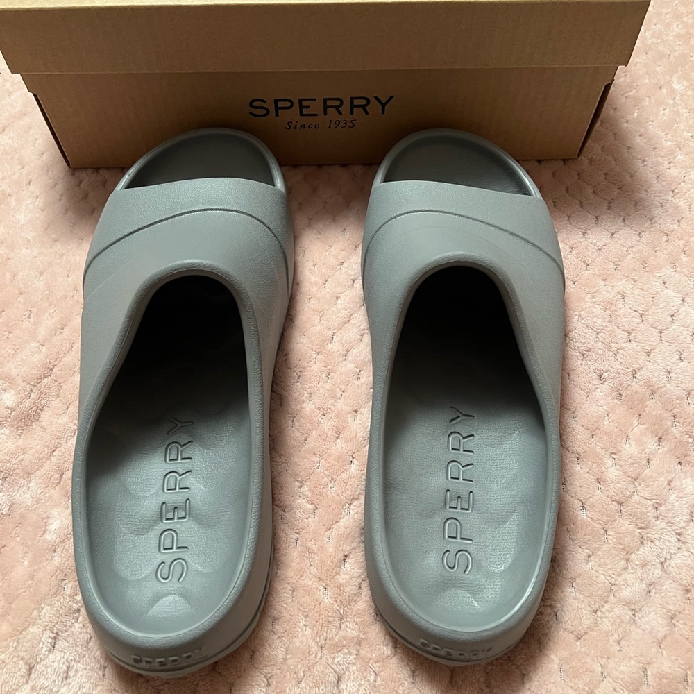 Men's SPERRY Float Slide Grey  Sandals